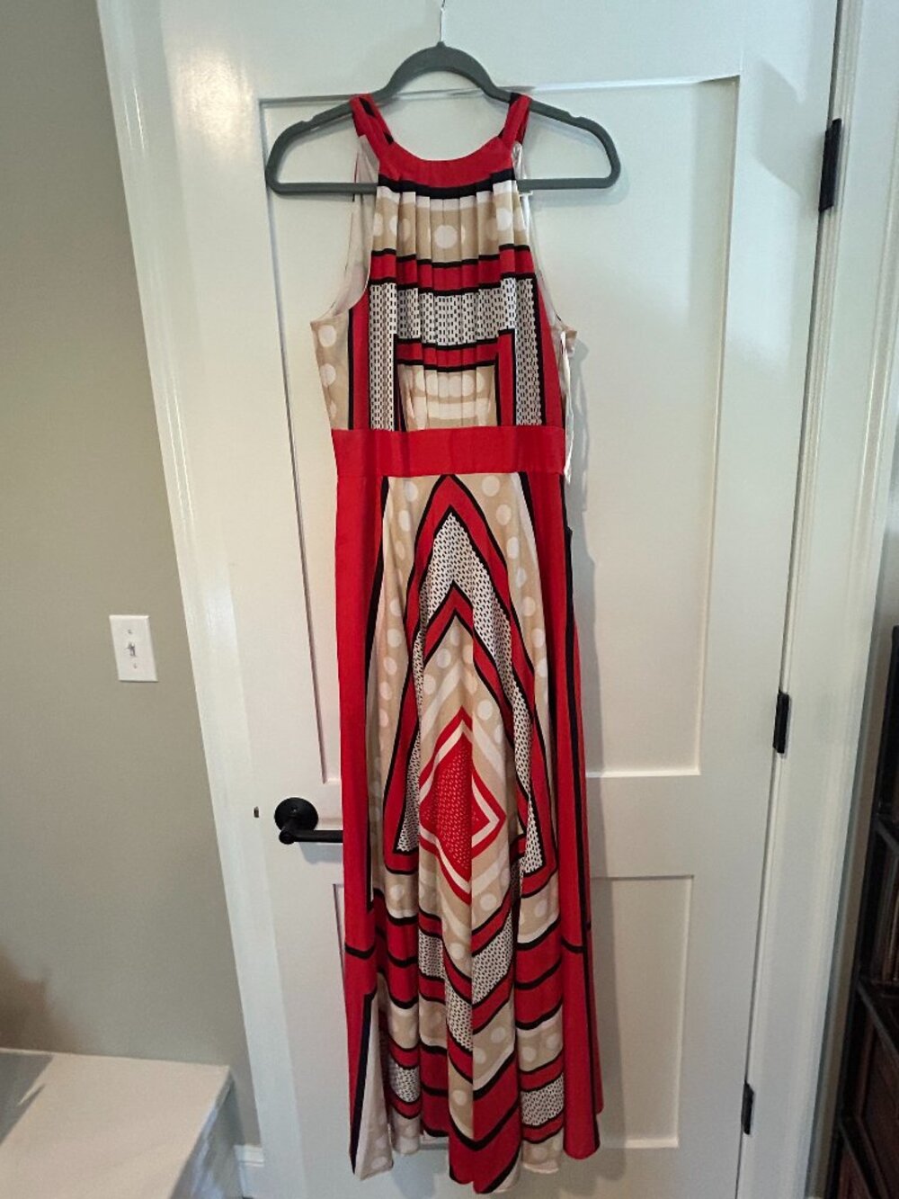 Eliza J Scarf Print Dress, Size 10, NWT